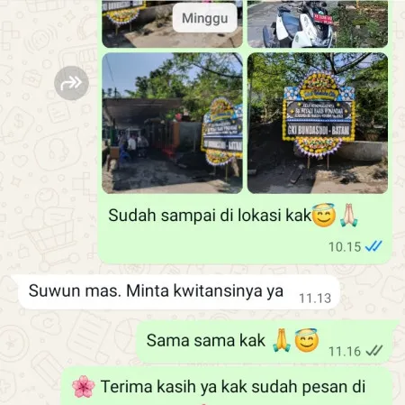 Pengiriman Papan Bunga Duka Tulas Karangdowo