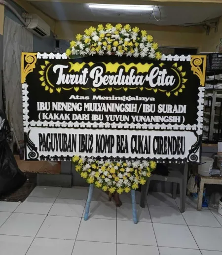 Papan Bunga Duka Tulas Karangdowo